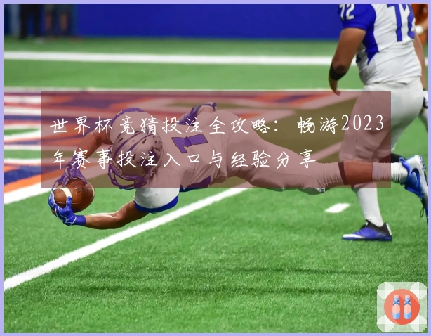 世界杯竞猜投注全攻略：畅游2023年赛事投注入口与经验分享