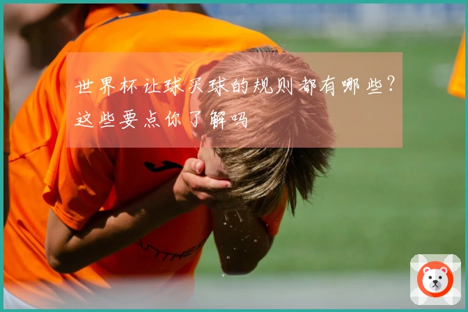 世界杯让球买球的规则都有哪些？这些要点你了解吗